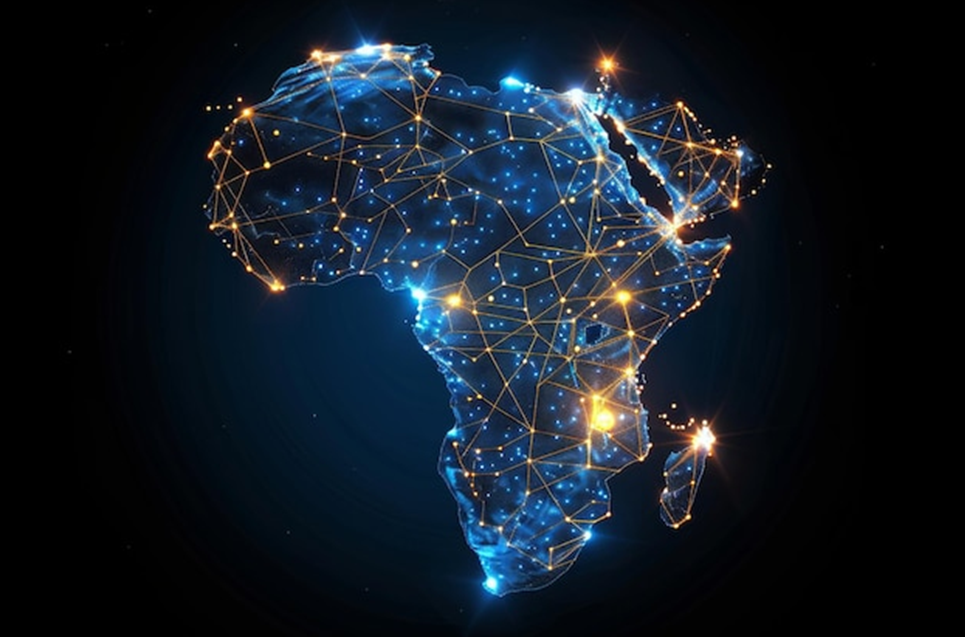 Carte numérique de l'Afrique