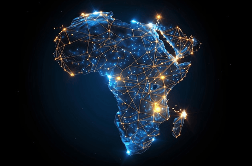 Carte numérique de l'Afrique